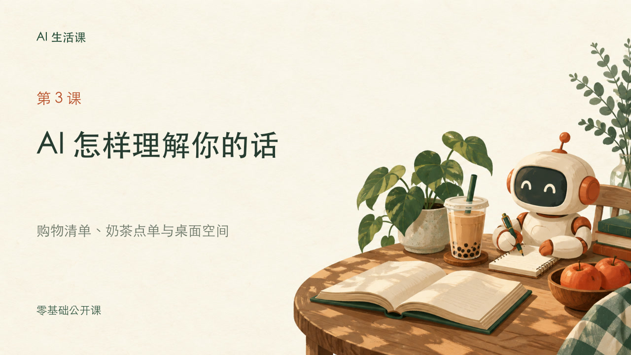 第3课 AI 怎样理解你的话课程封面